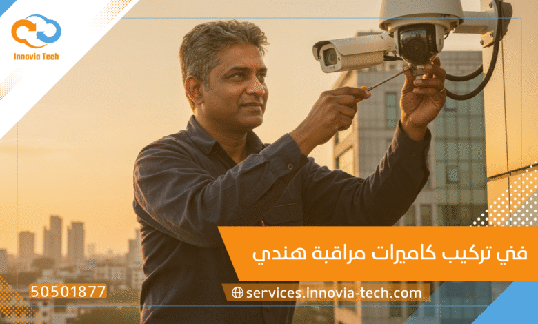 فني تركيب كاميرات مراقبة هندي