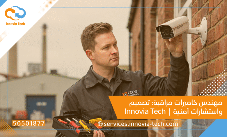 مهندس كاميرات مراقبة: تصميم واستشارات أمنية | Innovia Tech